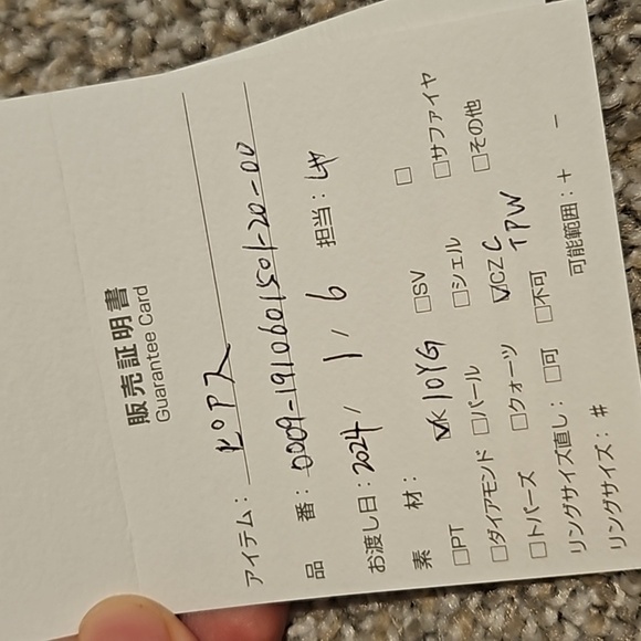 K10 Solid YG Samantha Tiara Earrings - Picture 3 of 6